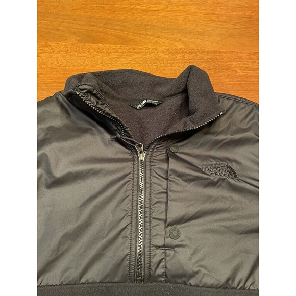 Large mens The North Face black zip fleece jacket - Picture 2 of 11